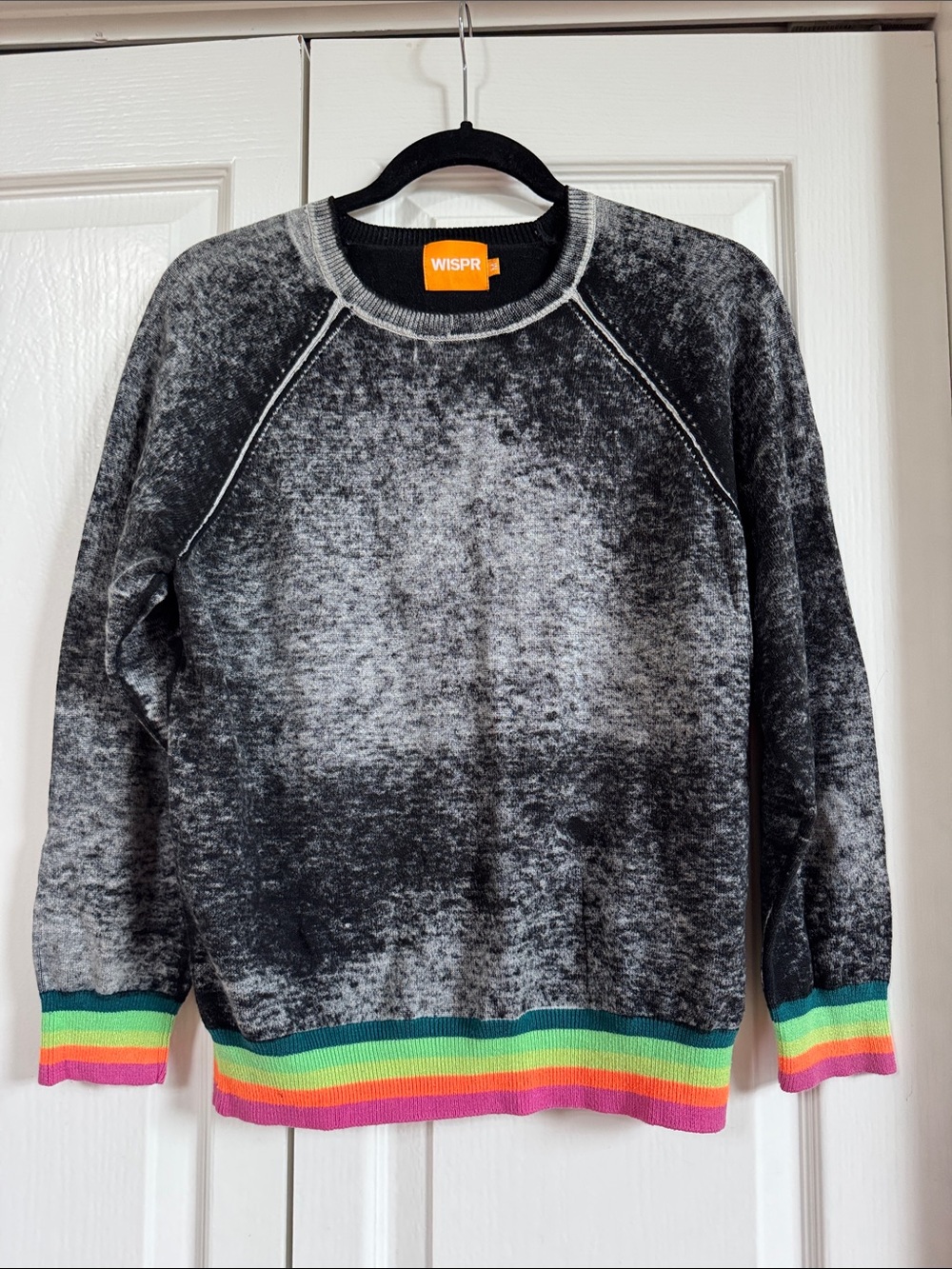 WISPR RAINBOW INK CHARCOAL BRAND NEW SWEATSHIRT